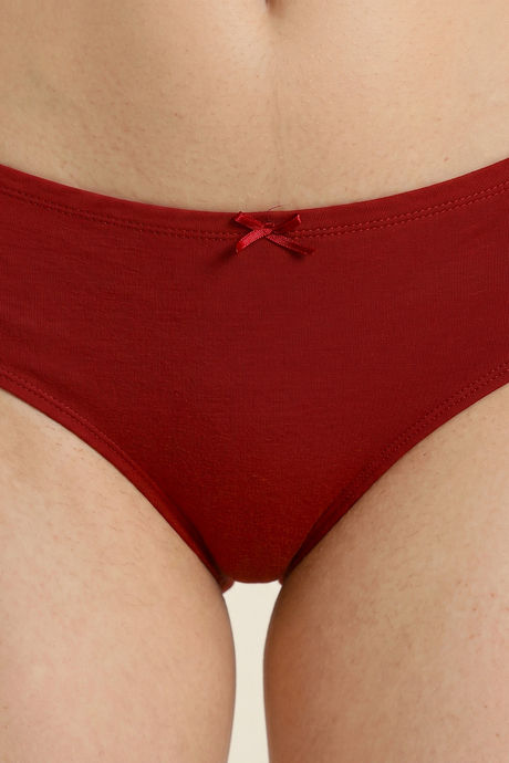 Zivame Anti-Microbial Low Rise Full Coverage Hipster Panty (Pack of 3) - Multicolor — image 8